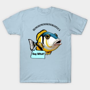 Aloha Vibes: Hawaii State Fish Reef Triggerfish Funny Tee T-Shirt